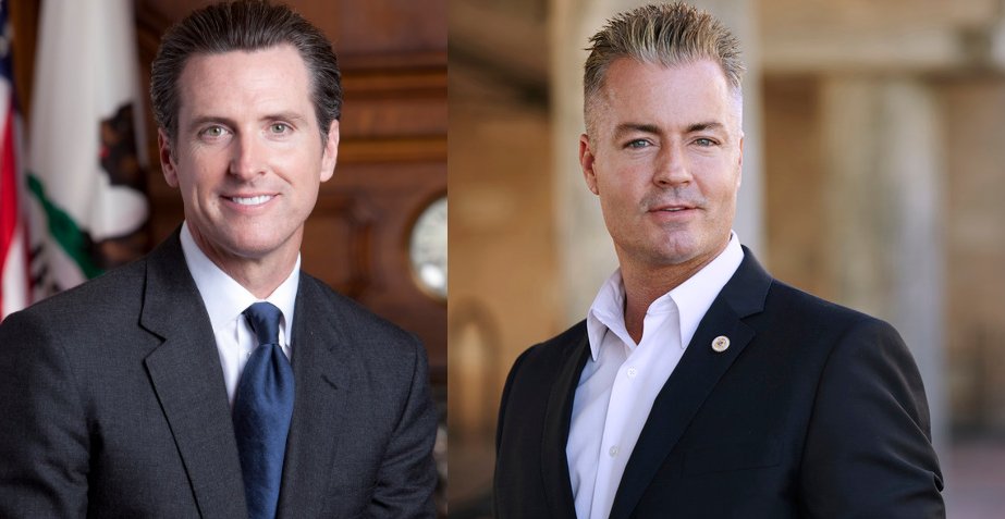 Newstoday5673's tweet photo. Latest Google Trends reports of the California Gubernatorial Election and Tuesday’s CA Primary, Gavin Newsom (D) and California GOP Assemblyman Travis Allen of Huntington Beach are both leading in the primary election as of today at 6pm. Antonio Villaraigosa in third place. https://t.co/fF3SjY8dgu