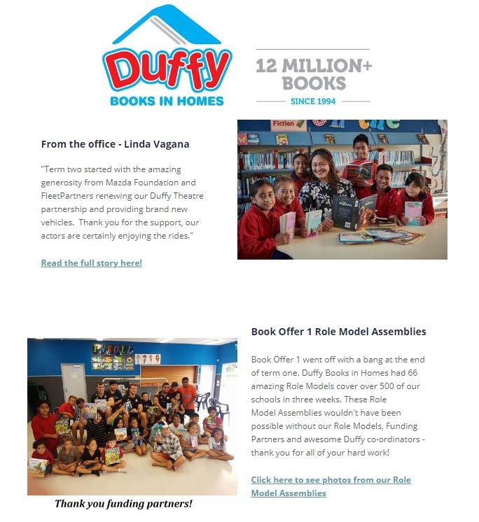 duffybooks's tweet photo. Read about our latest news! There is a lot going on in the Duffy world #DuffyBooks https://t.co/eIZKFyjpRG https://t.co/WBV827Usv9