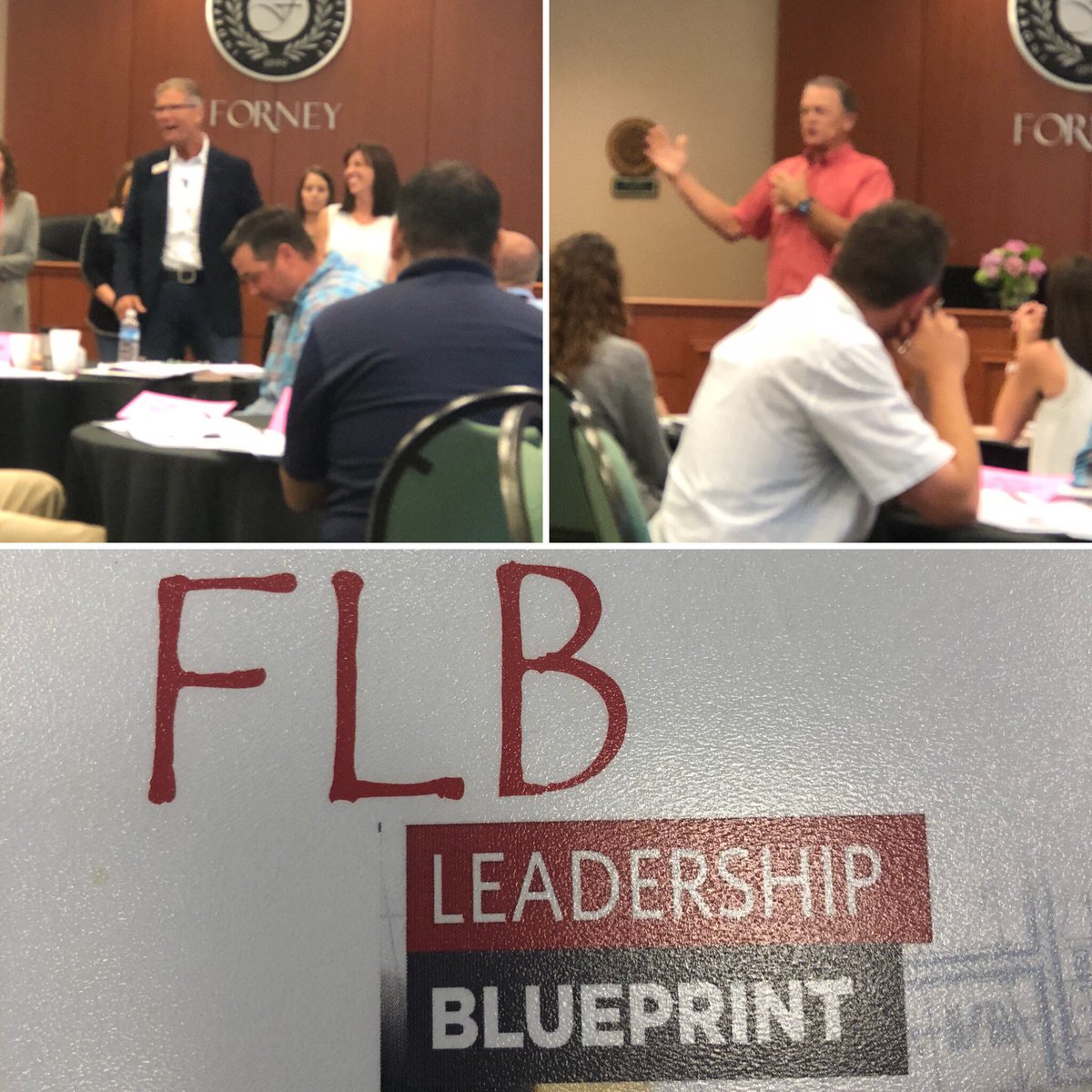 chemteachr's tweet photo. Be intentional when overcoming something that holds you back. Great two days with Lyle Wells and Brad McCoy and the Flippen Leadership Blueprint #forneyconnects https://t.co/neMNd2ZMEt