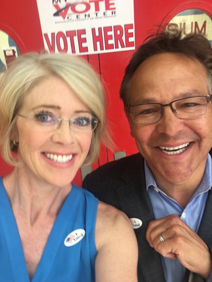 apo4nm's tweet photo. Seeing some familiar faces out at the polls today! 😉 Keep getting out the vote! If you need a ride to the polls call us at (505) 363-5885 or DM us! #TeamAPO #APO18 #TurnNMAround #NMPOL https://t.co/N6ALjof9Ls