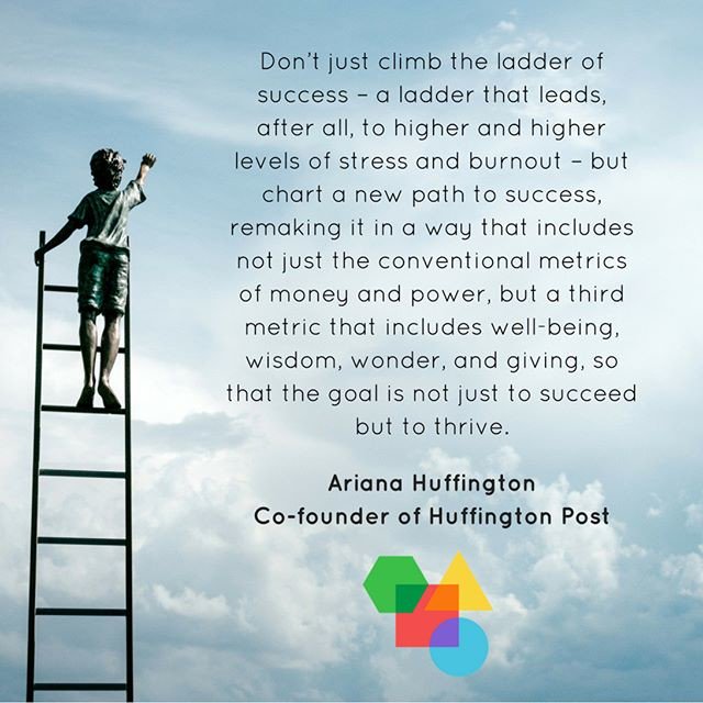Reposting @workplacedynamics:
<a href="/ariannahuff/">Arianna Huffington</a> sharing her wisdom on looking after your wellbeing whilst climbing the ladder of success.