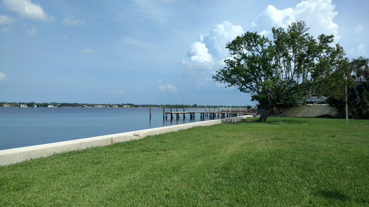 Attended a site visit for a living shorelines project at Monceaux Park in WPB. #resilience.