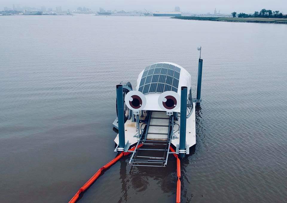 Here's <a href="/CaptTrashWheel/">Captain Trash Wheel</a> in all its glory!