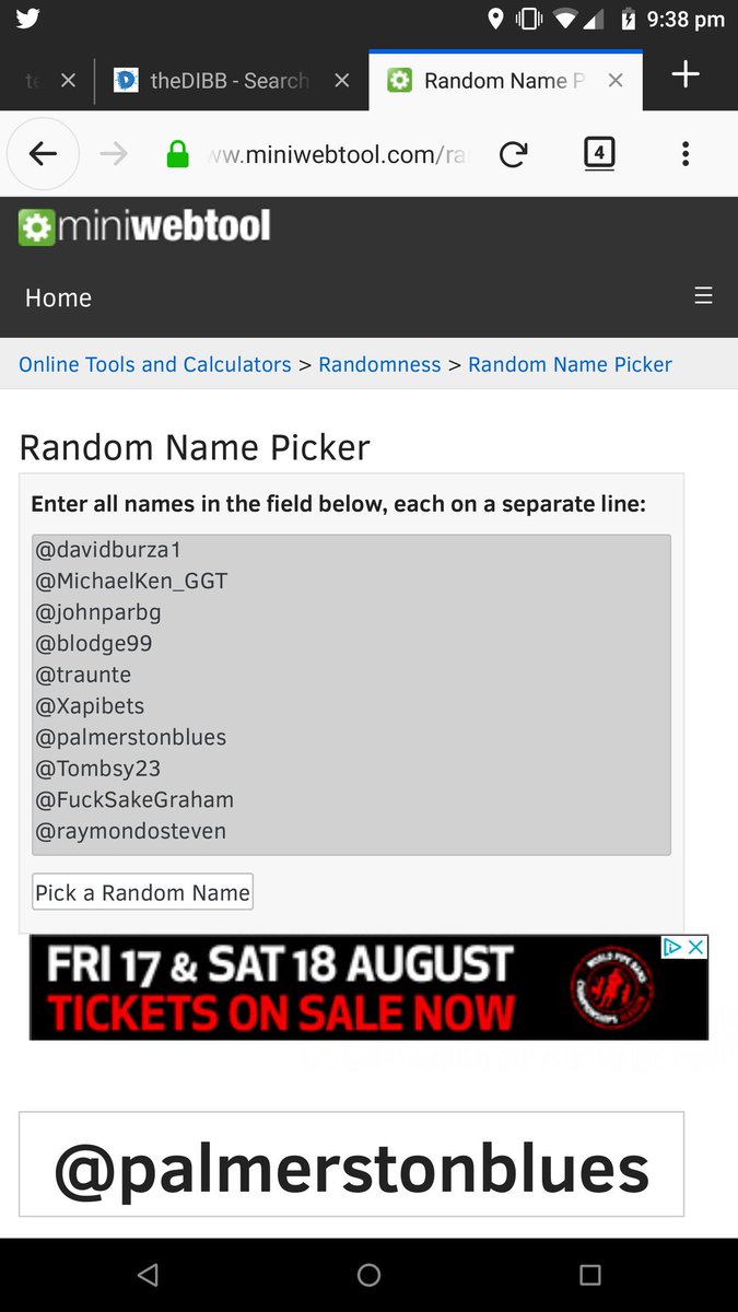 Bonusbanter's tweet image. ☢️GIVEAWAY WINNER☢️

#WinnerWinnerChickenDinner 

Well done to @palmerstonblues on being the winner of our competition to win FIVE freeplays on @ColossusBets just in timefor some HUGE world Cup pools!!

#BeColossus
