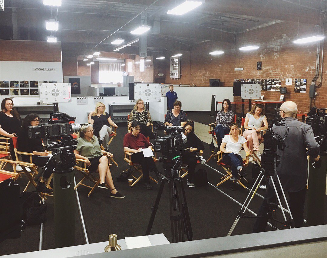 CameraDivision's tweet photo. TCD was delighted to host a technical brunch for a group of woman documentary filmmakers from @FilmFatalesNYC! Thanks, Director @CamillaHallNYC! 🎥❤️ #EMERGENCETCD #filmfatales https://t.co/bBlDPgffyr