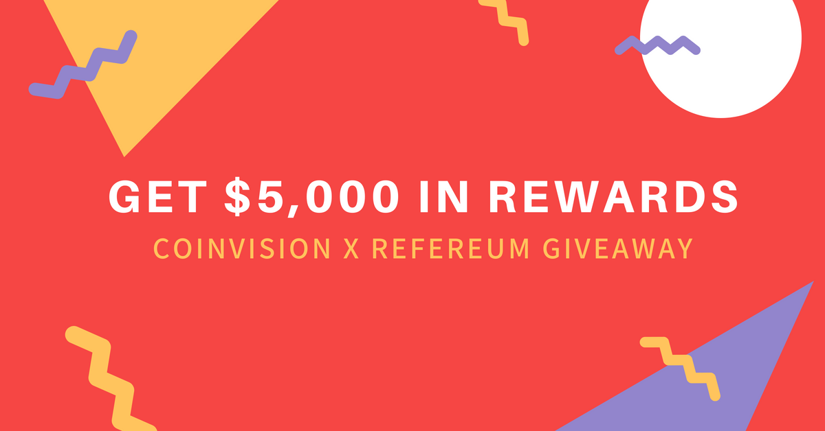 Refereum's tweet photo. Learn while you earn $RFR with our newest @Refereum Growth Engine partner @coinvisiondata - making cryptocurrencies easy to understand. Participate here: https://t.co/5HGAX9Ea9j https://t.co/qNfymBAtoC