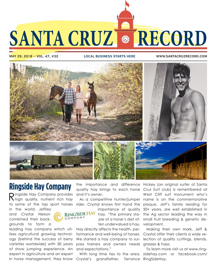 Ringside Hay Company - Leading the Way in Hay! santacruzrecord.com/wp-content/upl…
