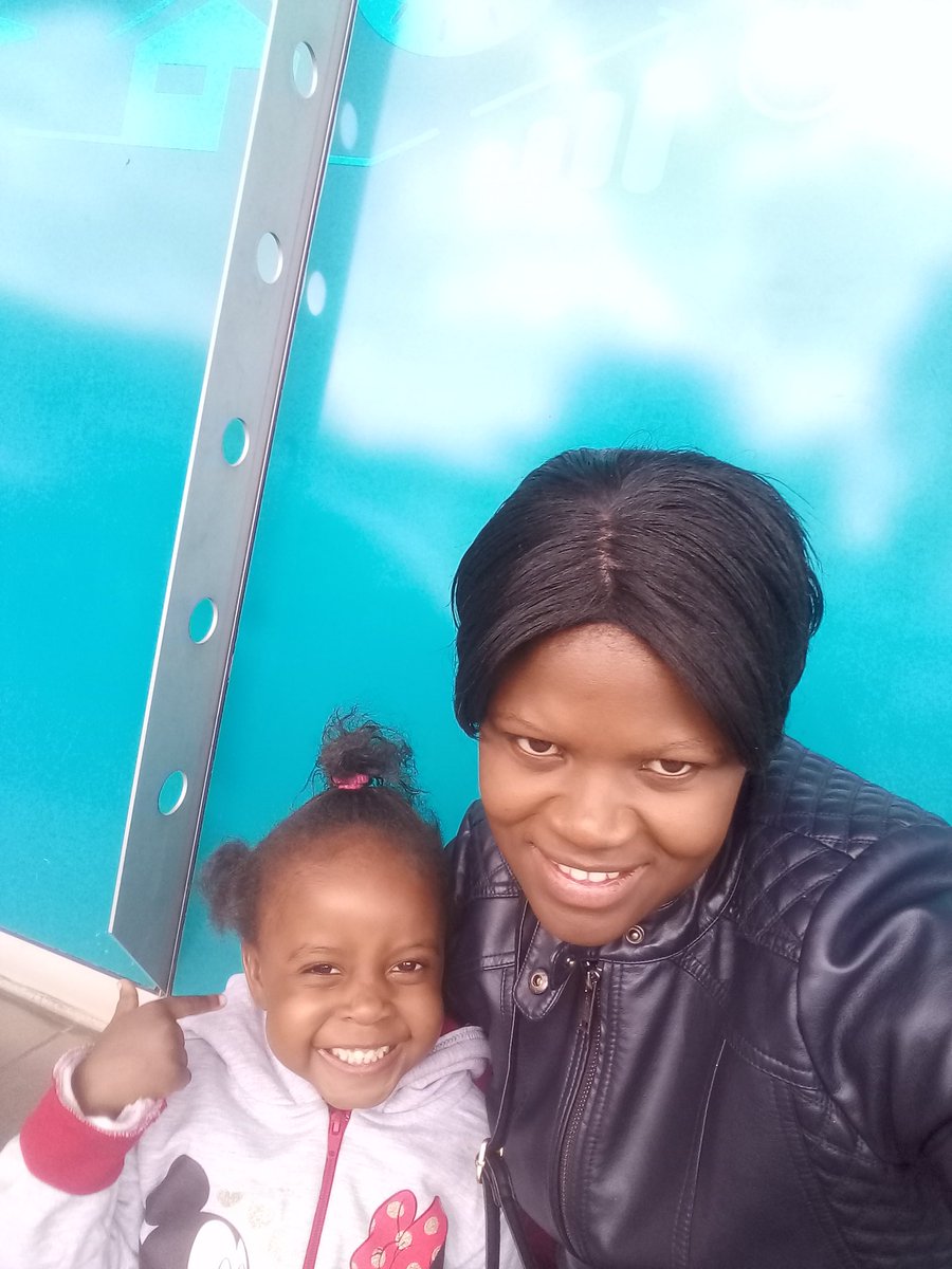 My wife Molatela &amp; My daughter Motlatso ba Motadi a Matome.