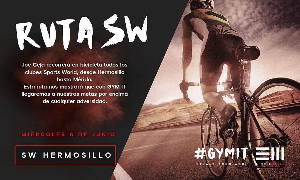 JoeCejaCiclista's tweet photo. Nos vemos mañana en @SportsWorldMex #Hermosillo Segunda fecha #RutaSW #GYMIT #PorEllas #GabrielaOlmedoPhotography #CiclismoApp #JoeCejaconCausa https://t.co/NS8P9mlnPx