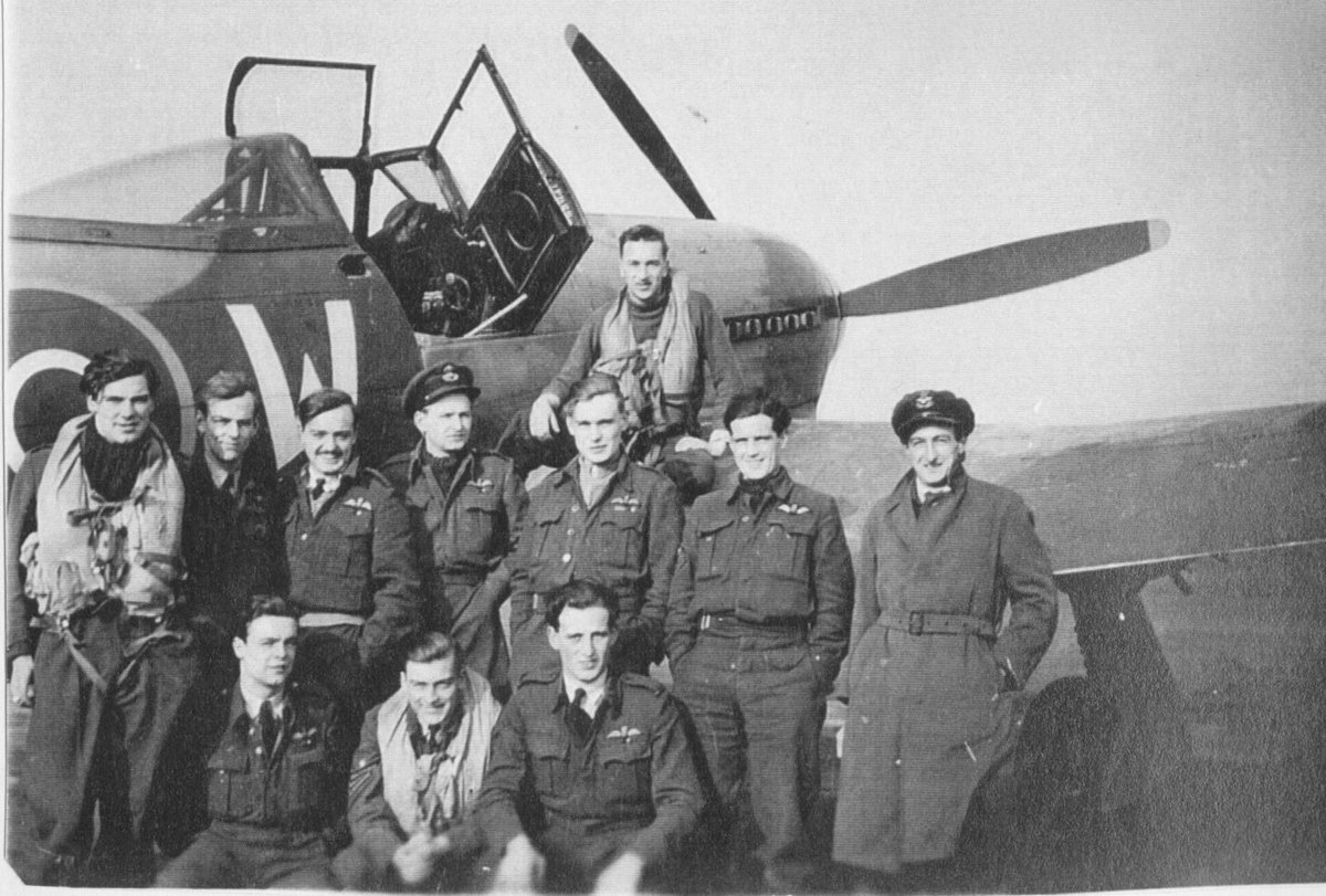 SuzanneCJ1's tweet photo. Just a few hours left before D-Day 6.6.1944 the men of 266 squadron were ready to be one of first over Normandy. See Bob Allen’s story in No Ordinary Pilot. https://t.co/wXQhjgQEEk