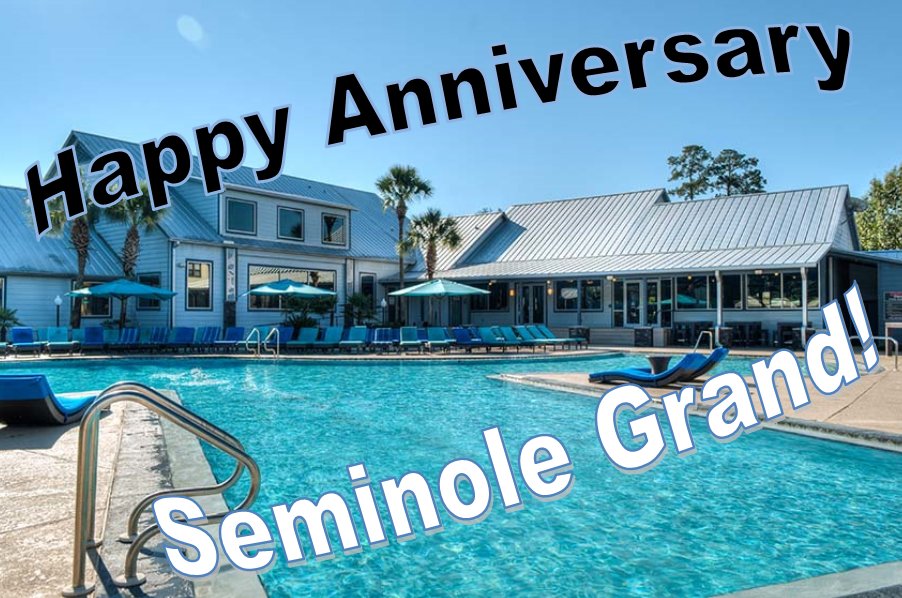 Happy Anniversary to our sister property @SeminoleGrand! They joined the @TheCollierCo family 11 years ago today!