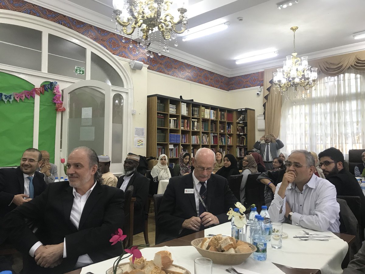 MPSEnfield's tweet photo. #faithcom Amazing Iftar all Faith community event at the Rumi mosque on Fore street. Attended by our new Mayor and so many leading Enfield community leaders. SMS https://t.co/DNJxckDQDL