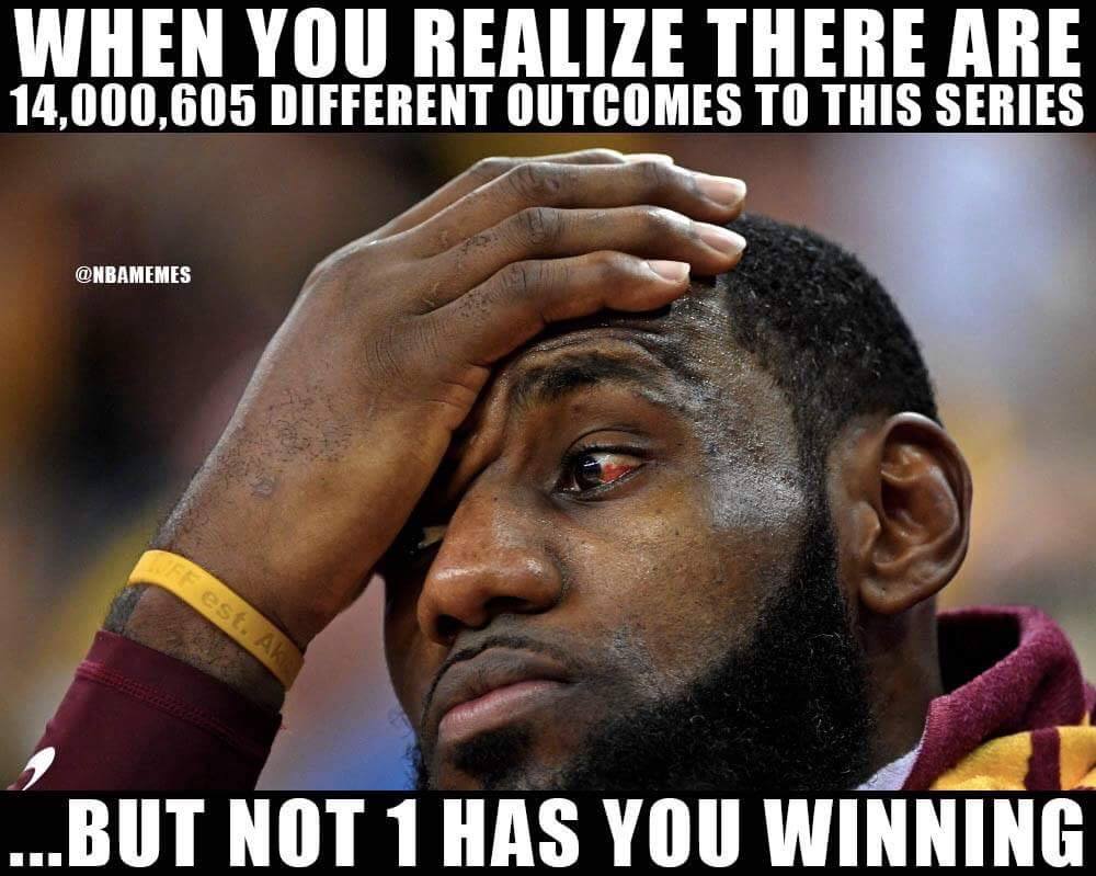 NBA Memes on Twitter: "LeBron James realizing...…