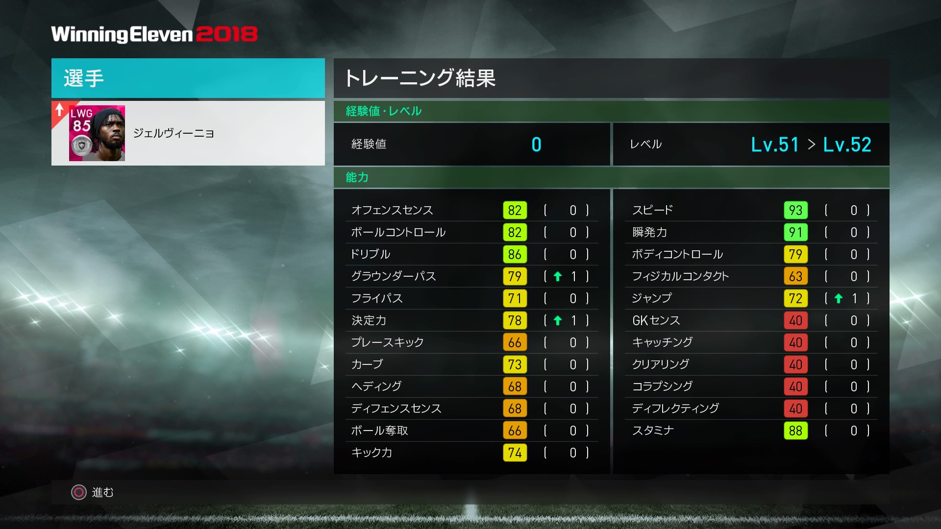 さか ジェルビーニョ レベルmax ウイニングイレブン18 ウイイレ18 Afローマ もじゃもじゃ縛り Ps4share T Co Yzpwkkjcfa Twitter