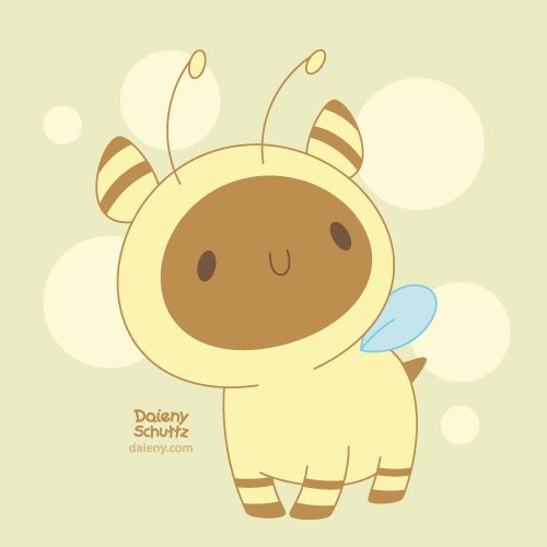 Cute Adorable Flying Bee Childrens Drawing Stock Illustration 1813084090 |  Shutterstock