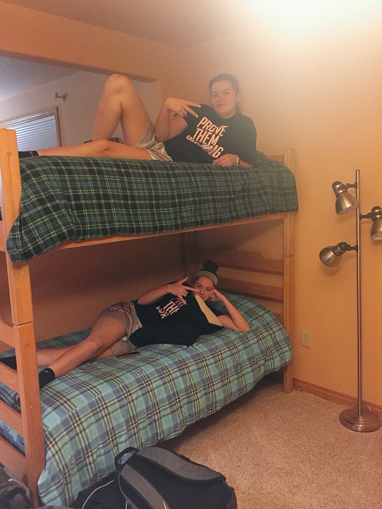 coach_wes42's tweet photo. If you haven’t seen 6’2” and 6’4” share a bunk bed you just haven’t lived #campprobs https://t.co/RnfJ64dADp