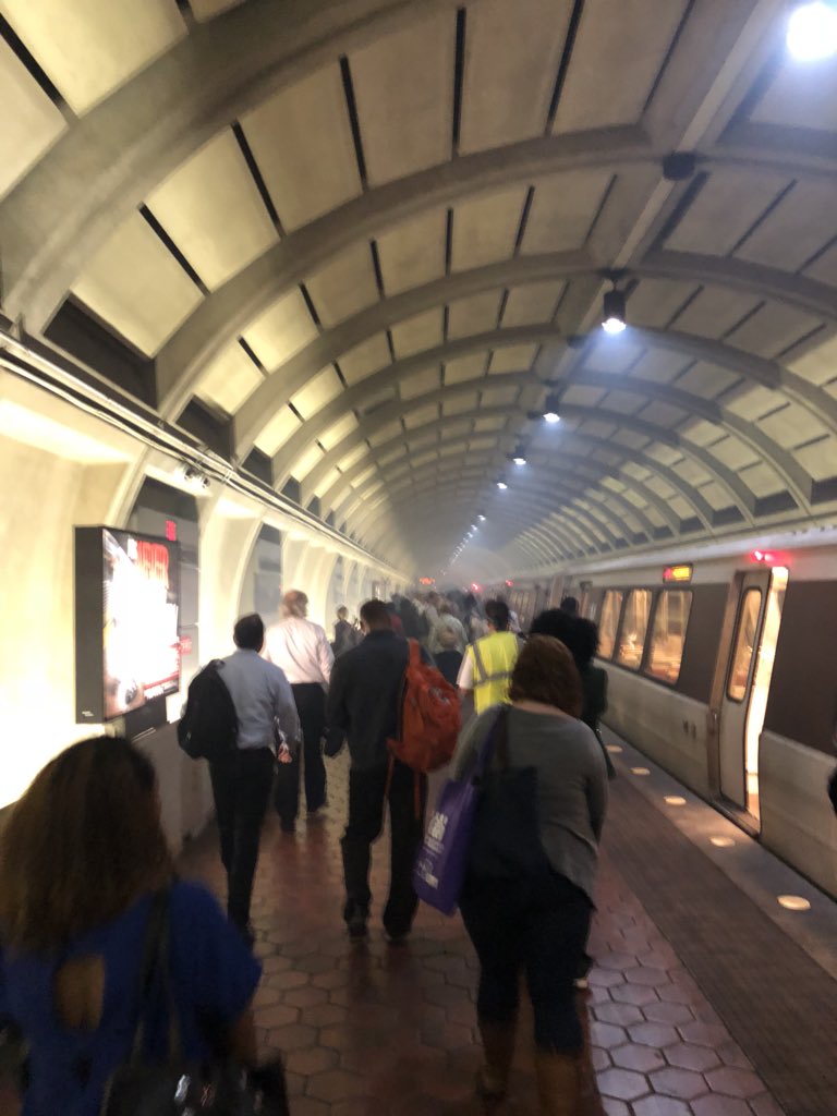 Ron__Franks's tweet photo. Apparently I rolled “fire and sparks” on redline roulette this evening. All safe- all de-boarded at Forest Glen @unsuckdcmetro https://t.co/9Q6K0aJxRz