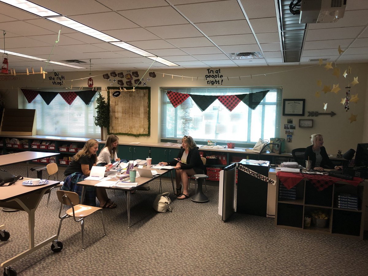 So lucky to be working with such an amazing team preparing for 2018-2019! <a href="/WarnertTam/">Tammy Walker</a> <a href="/ChristineHiggi1/">Christine Higgins</a> <a href="/barnett_pat/">Pat Barnett</a>