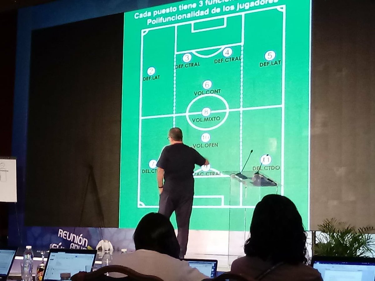 factorcu4tro's tweet image. Marcelo Bielsa durante su plática “El Método Bielsa” hoy en Cancún durante la semana del Fútbol Mexicano. #DraftMx #LigaMx