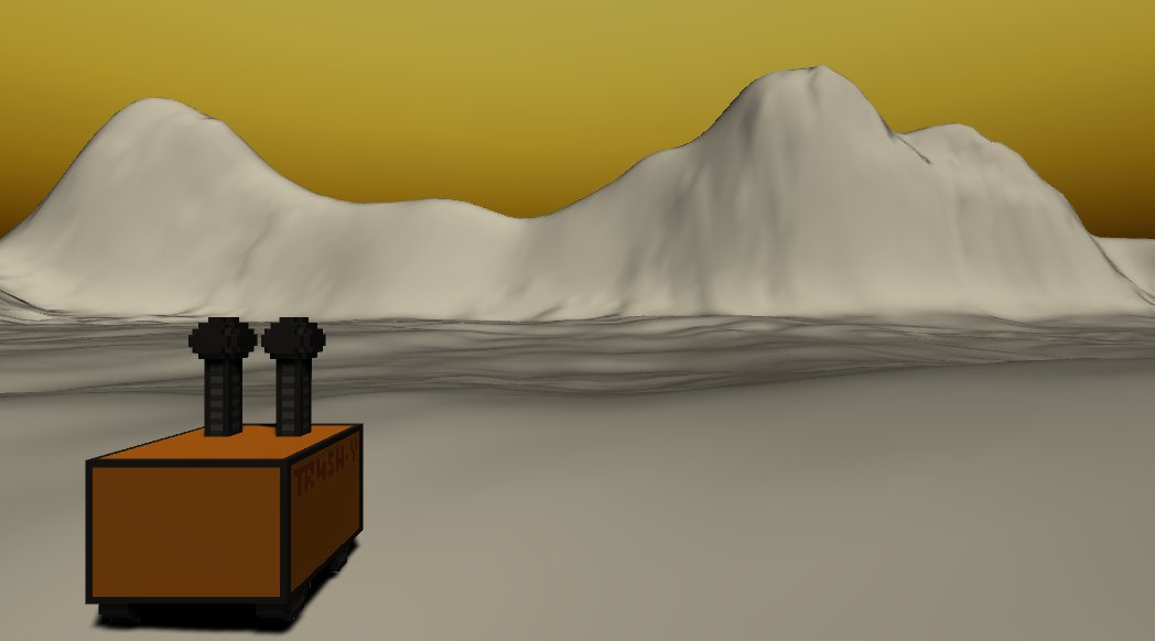 PhillTalksAbout's tweet photo. Messing with terrain for the first time today, textures are a pain though! 

#indiedev #indiegame #unity #unity3D #gamedev #gaming #trashy https://t.co/Xb0IpECkr4