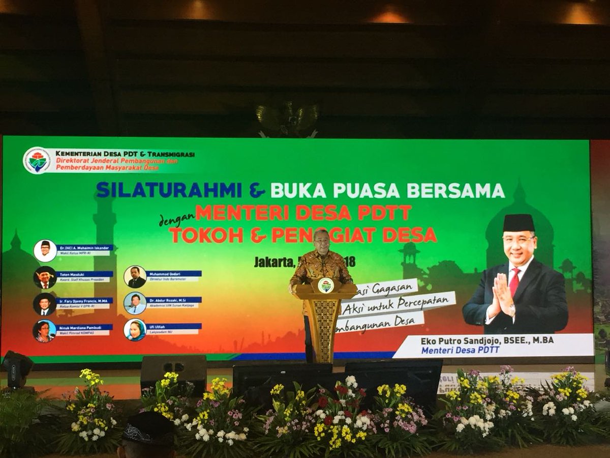 #JelajahDesa2018.Semangat Membangun Desa
<a href="/jokowi/">Joko Widodo</a> 
<a href="/cakimiNOW/">A Muhaimin Iskandar</a> 
<a href="/EkoSandjojo/">Eko P. Sandjojo</a> 
<a href="/tppindonesia/">Pertepedesia</a> 
<a href="/kpw3_kalsel/">P3MD KalSel</a>