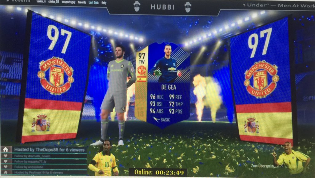 Hubbi78's tweet photo. Mit Ansage Ziehe ich #DeGea - läuft bei mir würde ich sagen 😎😎

Was habt ihr gezogen?? 

#tots #sbc #degea #spanien #97er #Manu #fifa18 #fussball #tw https://t.co/geOI5XZnFZ