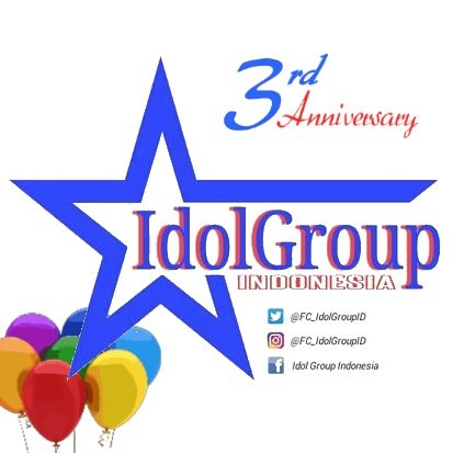 Wah gak berasa sudah 3 tahun menemani kalian di dunia Idolgroup. 🎉🎉
Semoga menjadi fanbase Idolgroup terbaik untuk kalian semua 😃😃