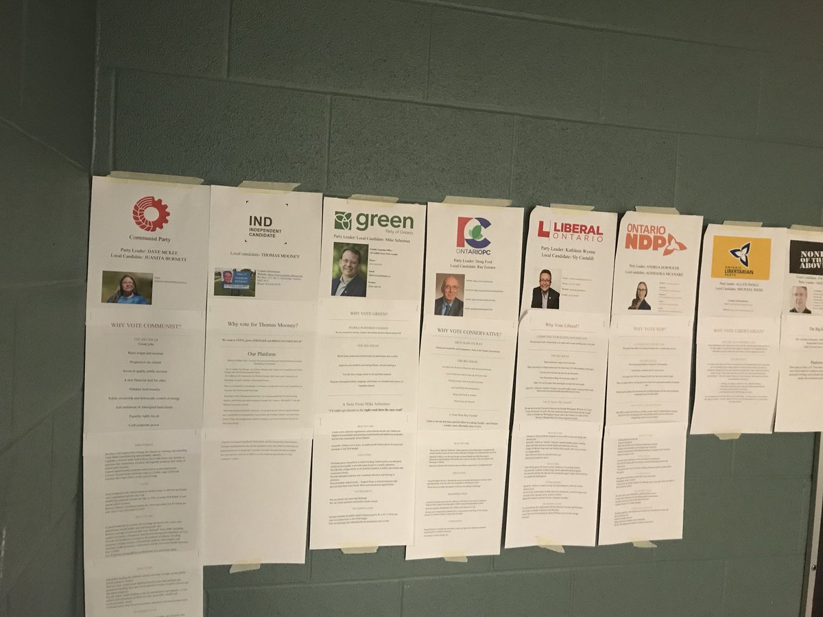 douccath's tweet image. @TheBlueBlast is ready to vote tomorrow inthe @studentvote #InformedStudents #engagingyouthinpolitics #OntarioElection2018 @CIVIX_Canada @WellingtonCath #Lessonsforlife