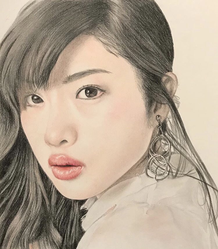 It San A Twitter 石原さとみさんの色鉛筆画過去作品 知人からのリクエストを受け描いた作品です 石原さとみ 色鉛筆画 過去作品 リクエスト作品 美人画 人物画 似顔絵 イラスト お絵描き 独学 アート 美術