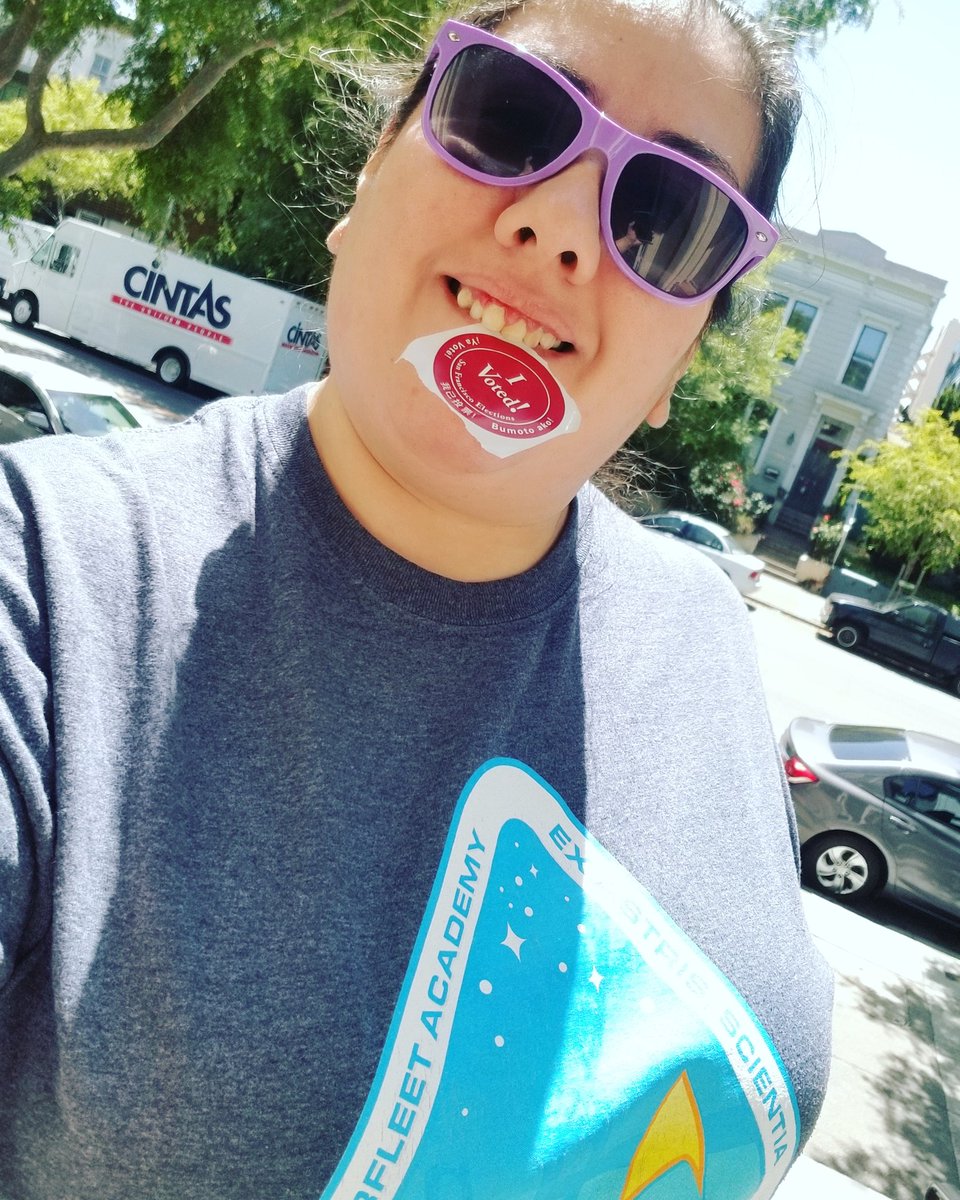 dianamoon's tweet photo. Woo! Voted! #ivoted #NoTasers #electionday TY to @TheLeagueSF for the guide! https://t.co/bEedsQVK54
