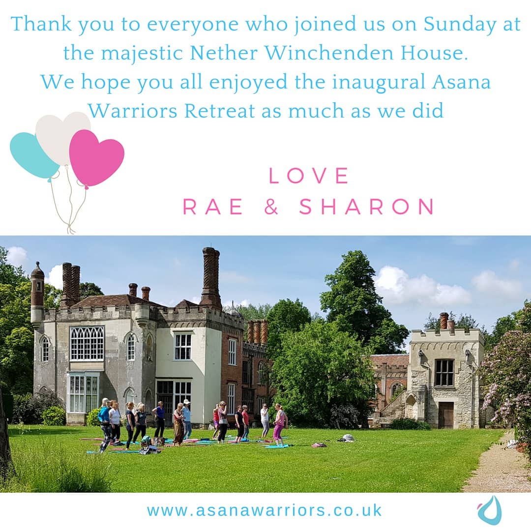 AsanaWarriors's tweet photo. Thank you to everyone that made Sunday's retreat such a success #netherwinchendonhouse #asanawarriors #yogaretreats #namaste https://t.co/DBfq2FfUqX