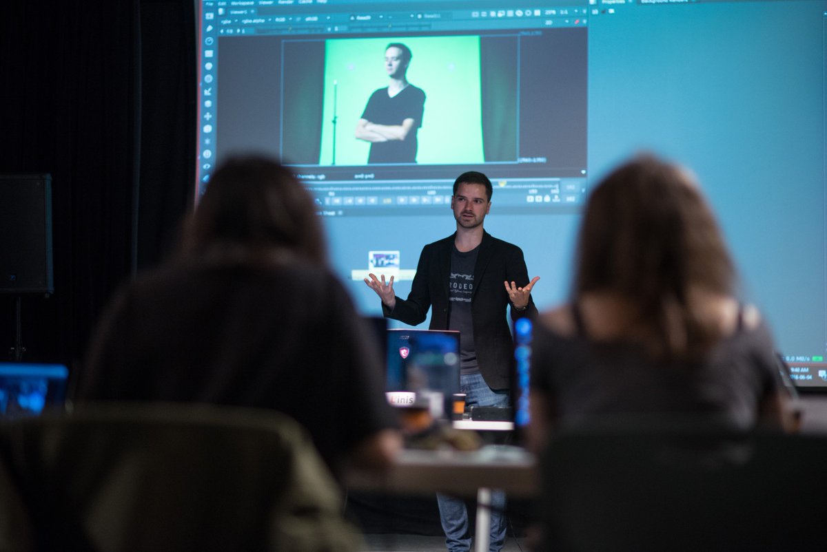 FXRodeo's tweet photo. A fantastic start to #effectsMTL, and it continues tomorrow with our IT case study at 10:30am. https://t.co/iseOtC00Na https://t.co/nQ8drGXfti