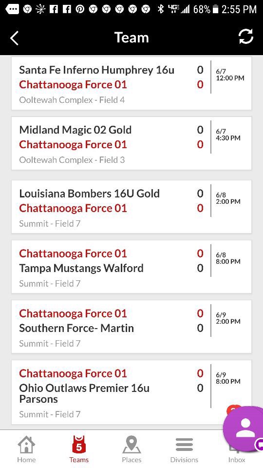 ChattForce2001's tweet photo. @ChattForce2001 schedule for this week @ConnectSports_ Scenic City Showcase #ChattForce01 https://t.co/1vgwul5EJa
