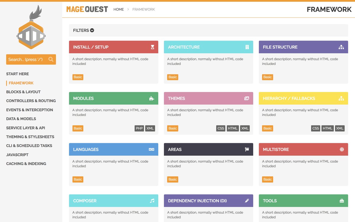 MageQuest update / sneak peek* vimeo.com/273595446

Bar a few design tweaks + CMS pages, the core of the site is done (I can now stop pretending I know how to do frontend…)

Time to start getting stuck into content!

*Note: all content is still test / placeholder 

#Magento