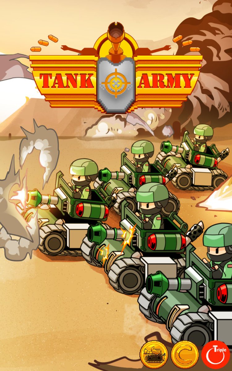 merto849765's tweet image. 試しにトライ！
内容的には,
STG+SLG+TODをゴチャにしたようなシューティングだな。
あんこうチーム御一行様が見たらやりたがるな。
#TankArmy  #タンクアーミー