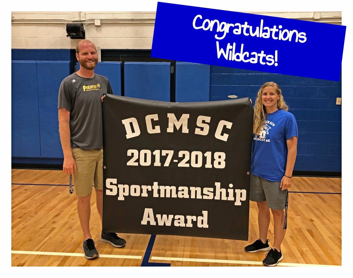 SDMS received the 2017-2018 DCS Conference Sportsmanship Award Winner! A big thank you to all of our athletes, parents, and loyal Wildcat fans for continuing to support middle school athletics. We couldn't do this without you! Congratulations Wildcats! #SDMS4all