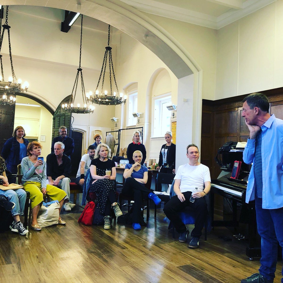 A wonderful first day of rehearsals today for Calendar Girls The Musical. Tomorrow we carry on with rehearsals! Who’s ready for some more pictures?? Let’s see if we can hit 100 retweets by mid day tomorrow and if we do, we will share some more sneaky pictures with you! 🌻