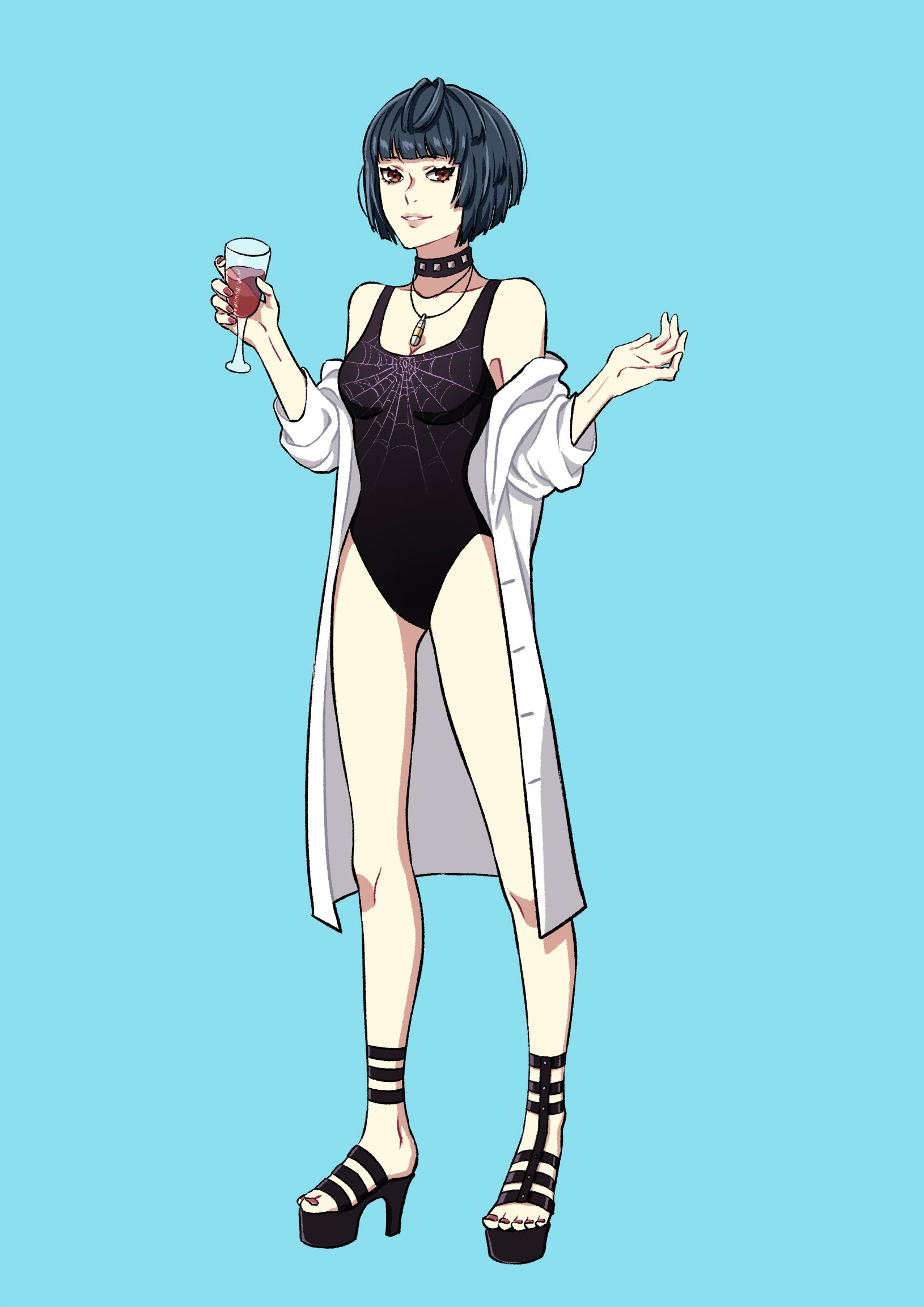 Anyan Swimsuit Takemi Tae Commission 水着 武見妙 コミッション Persona5 P5 ペルソナ5 T Co 4fohb1uuze Twitter