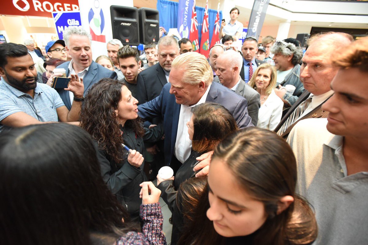 fordnation's tweet photo. Ran into some supporters in Thornhill this afternoon. Together we will get this province back on track and bring change that works for you and your families! Get out and vote for your local PC Candidate on June 7th. #onpoli #ONelxn #OntarioVotes2018 https://t.co/XxiATgz0CO