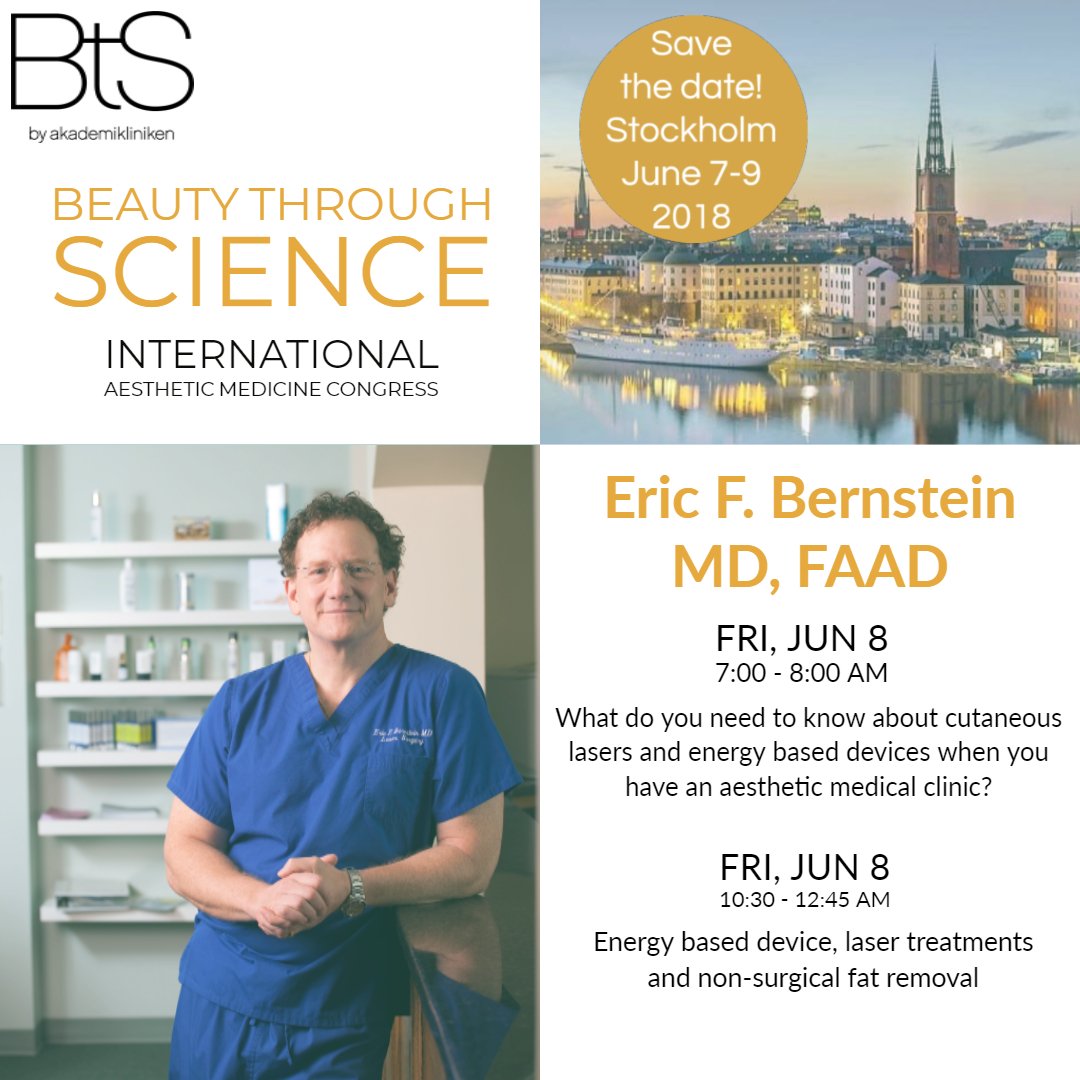 Very excited to speak at Beauty through Science in Stockholm this year!!