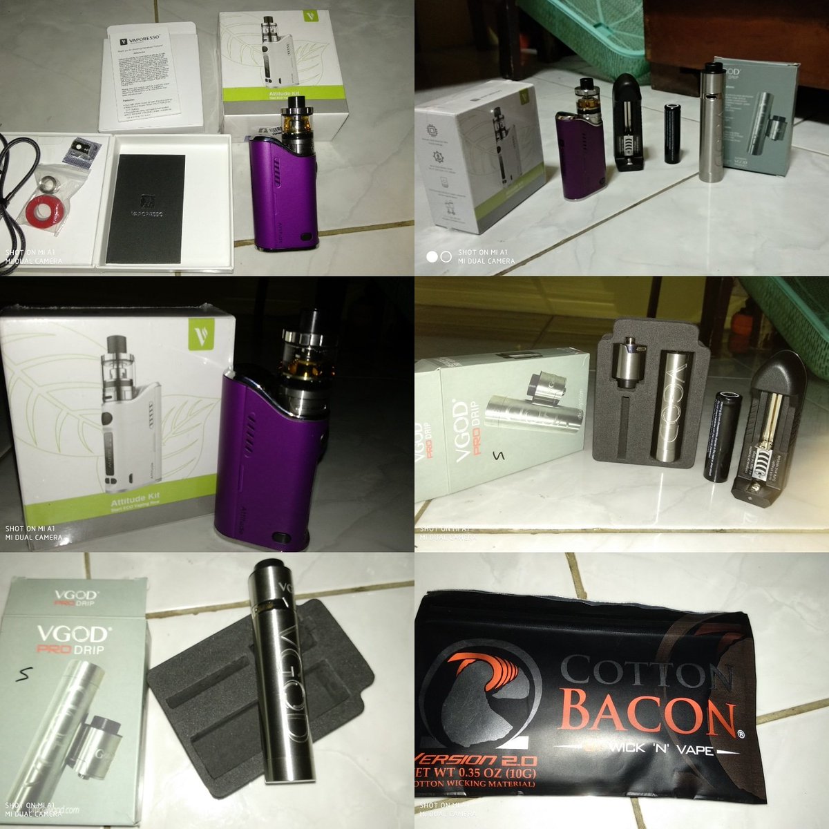 mayangchiput's tweet photo. Yu ah yg minat Vape nya terdiri dari
1. Vape merk vaporesso dus books
2. Vape merk vgod dus books
3. Batere satu pcs
4. Charger slot satu 1pcs
5. Kapas 
Borong smw pemakaian baru bbrpa hari saja cuman ngicipin
Monggo bisa cod 
Rp 700.0000 https://t.co/uNUjt1uezf
