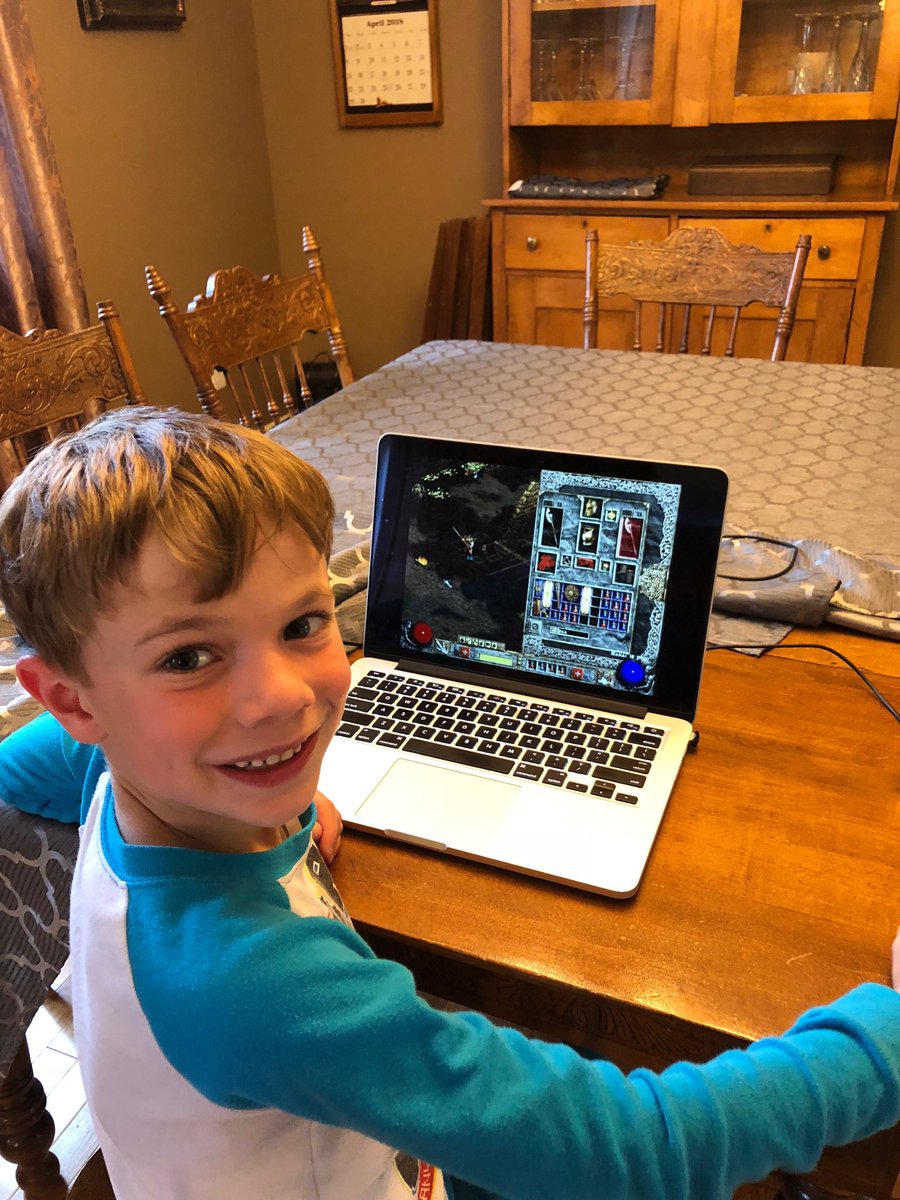 Hey <a href="/Blizzard_Ent/">Blizzard Entertainment</a> this is Will again. He’s 8 next week and loves to play #Diablo2. How about that remaster I mentioned? #yourmove