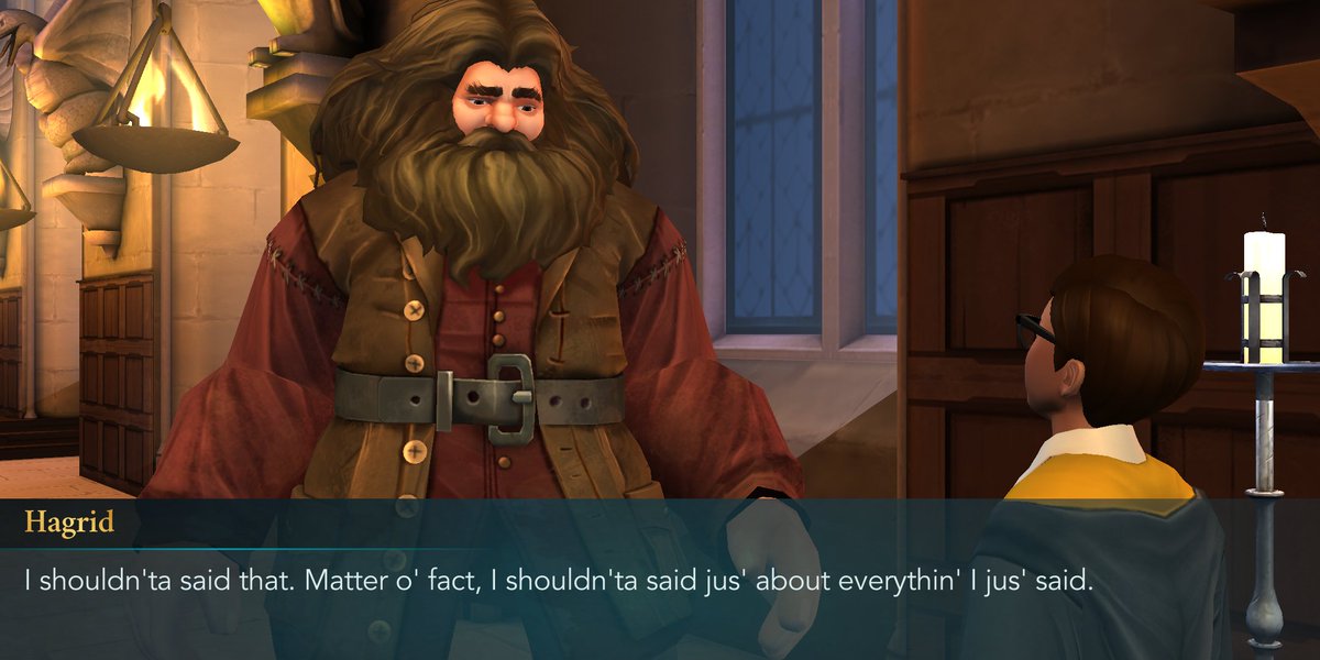 TwoButterbeers's tweet photo. Typical Hagrid. #HarryPotter #TwoButterbeers #HogwartsMystery #Hufflepuff https://t.co/e2FAqQgZZB