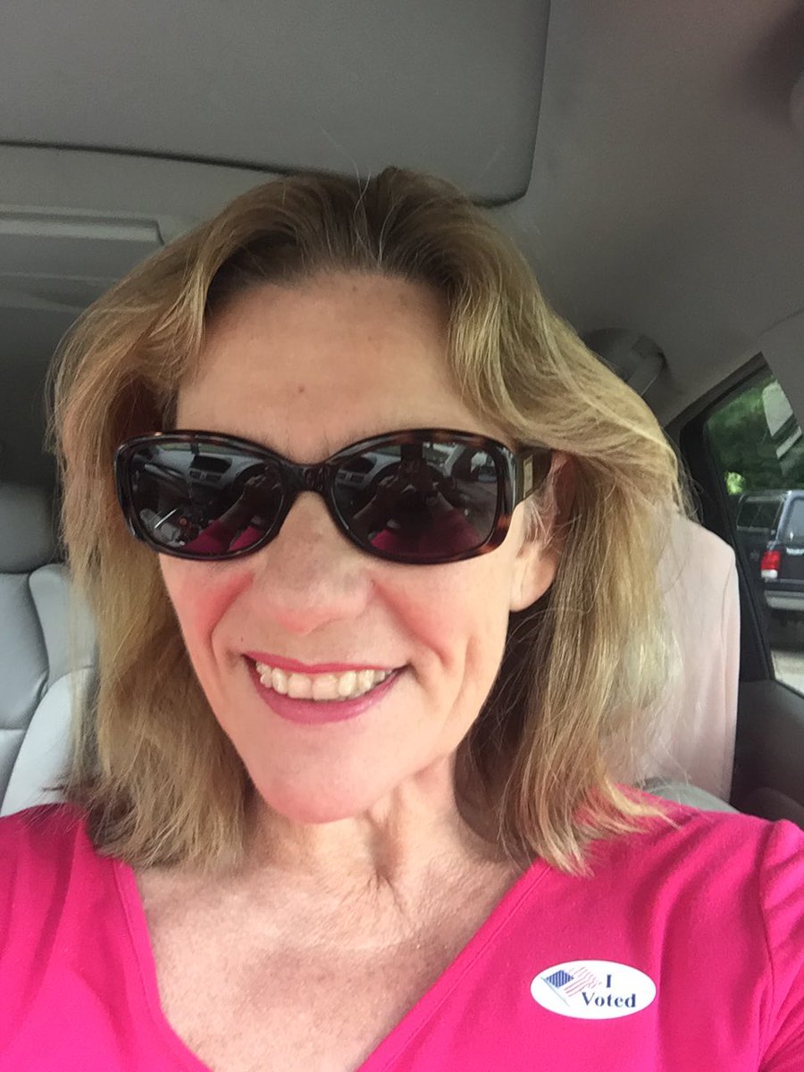 DrDonnica's tweet photo. I'm always so excited to get my #IVoted sticker! Step 1 to #FlipNJ7! #BlueWave2018 #PrimariesCount #VoteBlue https://t.co/KoujFv1NvM