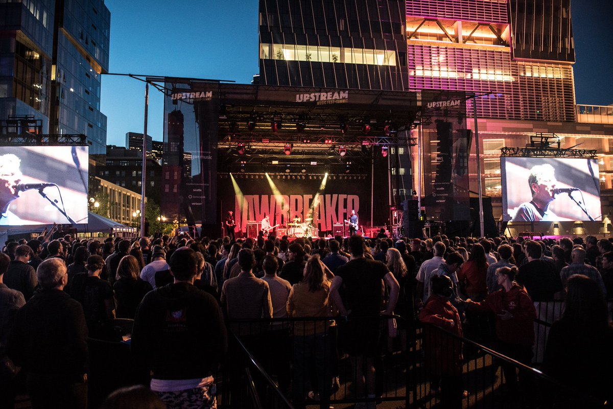 kexp's tweet photo. From @Jawbreakerband and @ZOLAJESUS to @GreatGrampsBand and @ylabamba, check out our recap from day two of #upstreamfest. https://t.co/qeTiSadUJO https://t.co/mKiA1nsnbl
