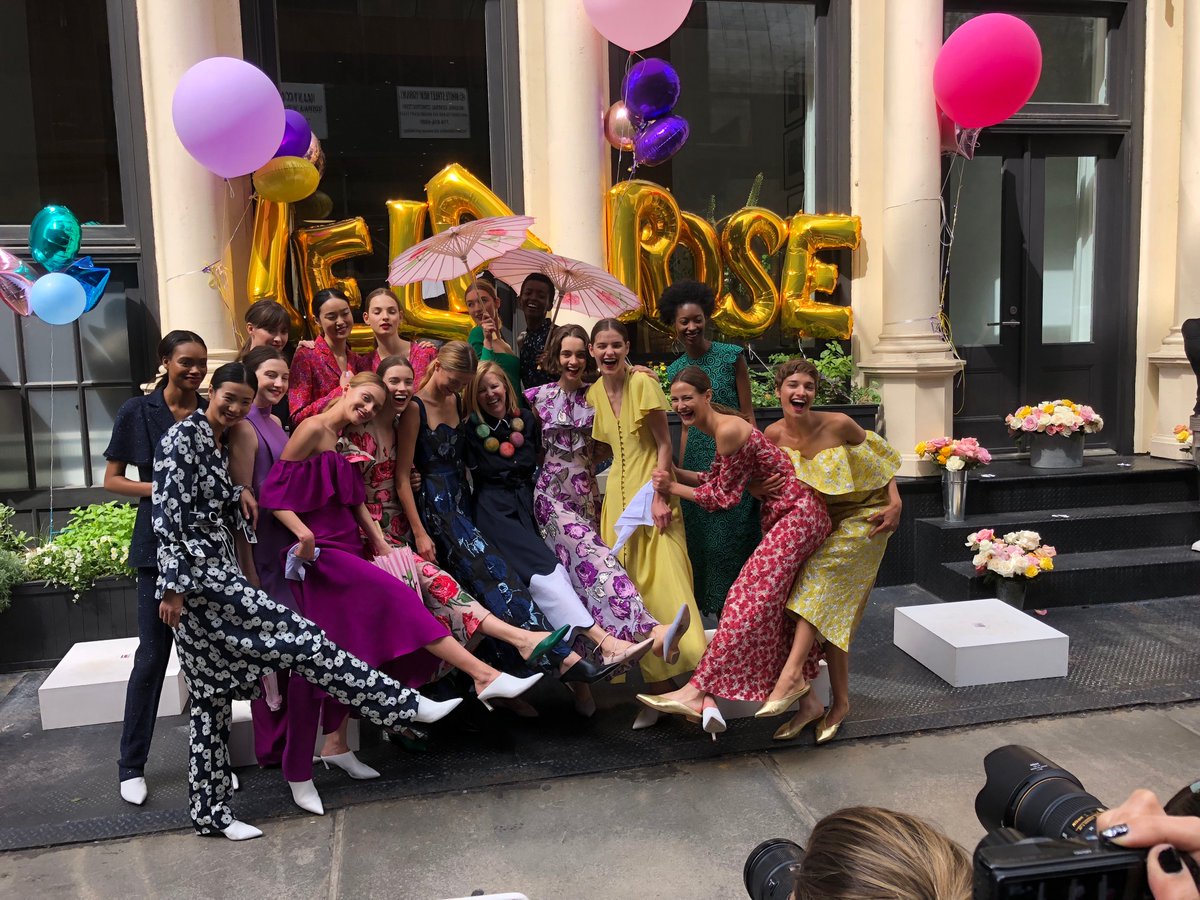 Taking over the streets of #Tribeca for our #Resort2019 presentation today! #LRTribecaTakeover