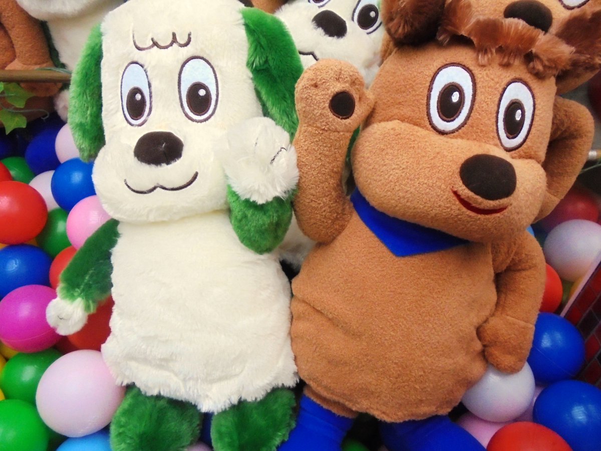 バンダイナムコアミューズメントnamcoゆめタウン夢彩都 در توییتر 景品入荷情報 ワンワンジャンジャンぬいぐるみが入荷しました ジャンジャンもいます ふたりとも手をあげているとこがかわいいです ワンワン ジャンジャン