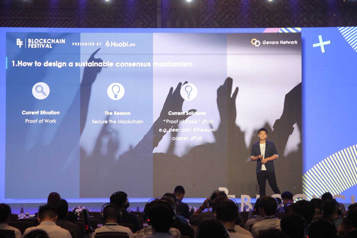 GenaroNetwork's tweet photo. Insightful and engaging presentation by @GenaroNetwork CEO @LarryLiu_Genaro during #BlockchainFestivalVietnam by @Huobi_Pro, covering #sustainable #consensus mechanism, peer-to-peer #storage network and more

#genaroeden $GNX #decentralized https://t.co/oK98RvW8QH