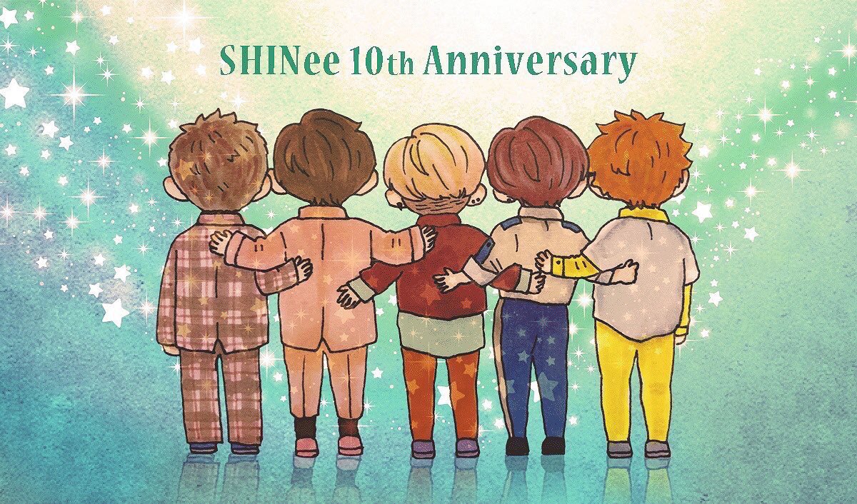 ✨Навсегда великолепная пятёрка✨ #SHINee10thAnniversary