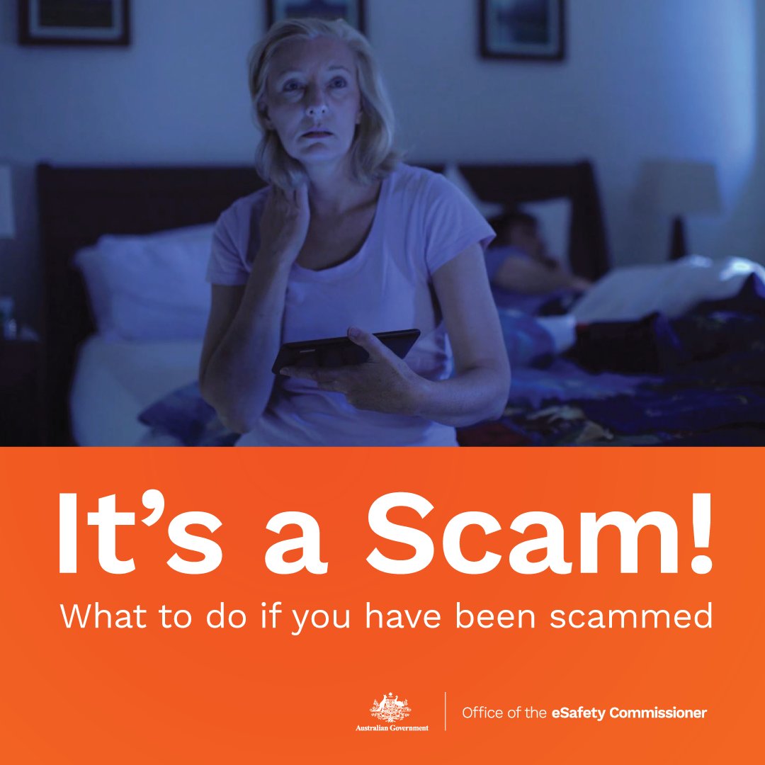 eSafetyOffice's tweet photo. Learn how to protect yourself from modern scammers and keep your information safe: https://t.co/8ho04kGEBk https://t.co/gn9y2LsdK2